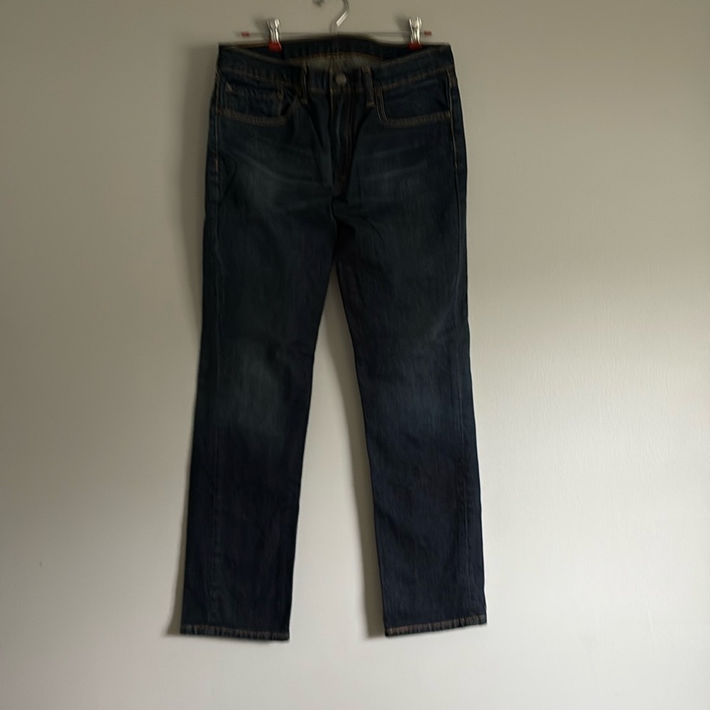 LEVI STRAUSS 511 Men’s Jeans, size 35 X 32, dark wash, straight leg, NWOT